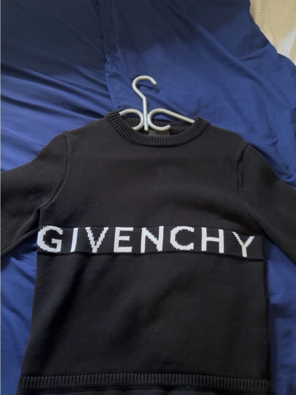 Givenchy Black Crewneck Sweater